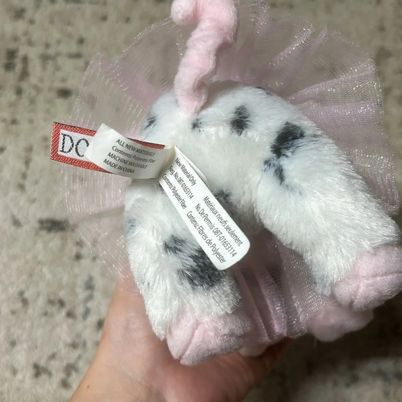 Douglas Cuddle Toys Loretta Balleria Pig Spotted Piglet Tutu Lovey Plush - Picture 3 of 7